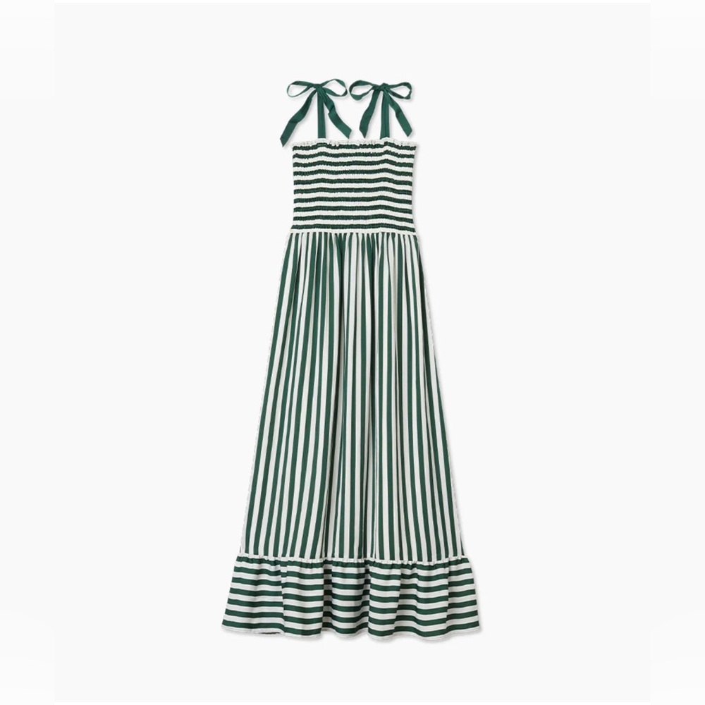 Summersalt Silky Luxe Smocked Maxi Dress